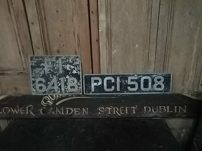 Vintage Car Number Plates