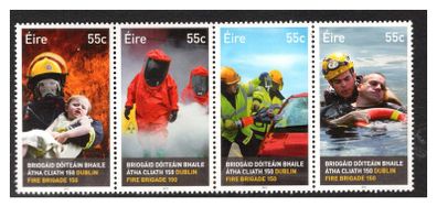 2012 Ireland 150th Anniversary of The Dublin Fire Brigade (DFB) Commemorative Stamps Mint Never Hinged (MNH)