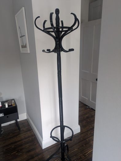 Bentwood coat stand black