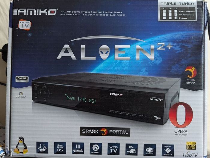 2x Amiko Alien 2 triple tuner