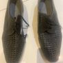 Mens Black Dress Shoes (Vintage Style) Image 2