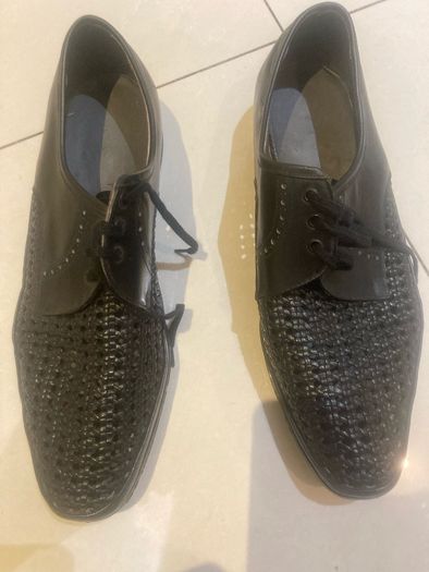 Mens Black Dress Shoes (Vintage Style)
