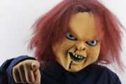 Chucky Childs Play Mask Full Head With Hair Scary Halloween Fancy Cosplay Party