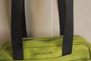 Longchamp Green Leather Women's Shoulder Handbag