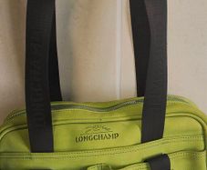 Longchamp Green Leather Women's Shoulder Handbag