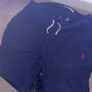 Polo Ralph Lauren Traveler Fleece Shorts Large Navy&Red Badge Image 3