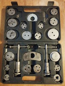 CarBrake Caliper Tool Bundle 22pc Kit, Rewind Tool & CV Pliers