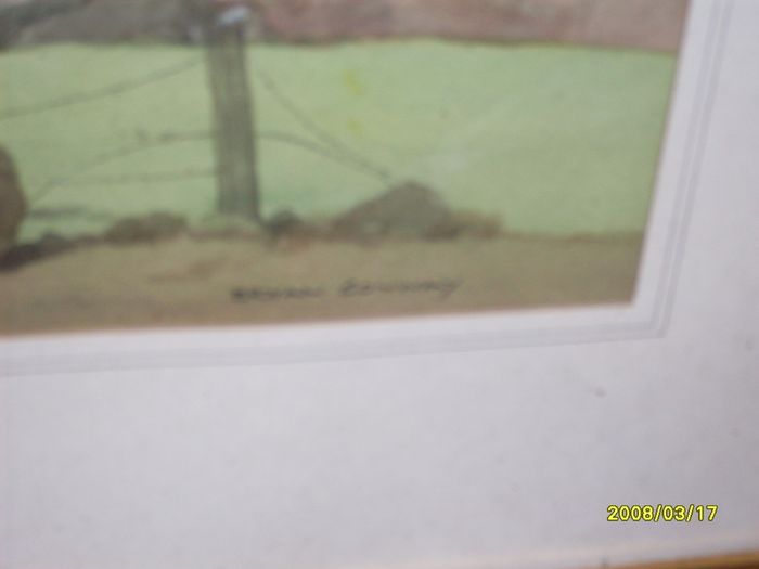 watercolour kerry landscape by bryan conway