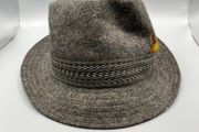 Failsworth Trilby Keswick Hat Vintage Wool Hat with Feather - 100% Wool - 59cm