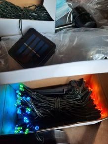 12m long garden solar lights NEW