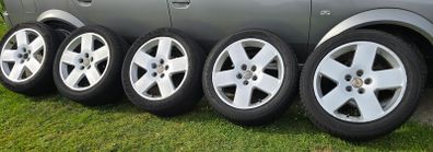 Original Audi A8 D3 Fat Five 18Inch Alloy Wheels With Tyres 255 45 R18