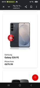 Samsung Galaxy S26 FE 128gb