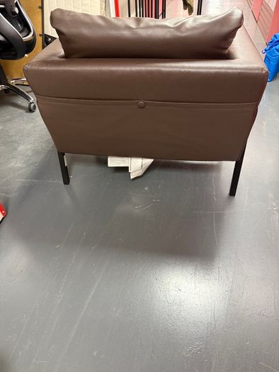 IKEA KOARP Armchair in Farsta Dark Brown