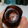 65 - Vintage 4oz Bovril Dark Brown Glass Embossed Letters Jar Image 5