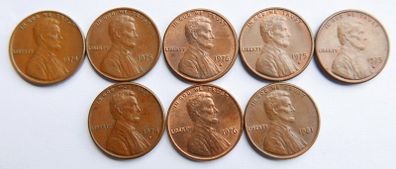Vintage Lincoln Head Cent Collection