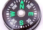 10x New Mini Compass For Watch Strap Bags Pocket Diving Hiking Camping Scuba