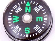 main image for ad 10x New Mini Compass For Watch Strap Bags Pocket Diving Hiking Camping Scuba