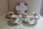 Vintage Royal Stafford 'Bouquet' Tea Set, 15 pieces