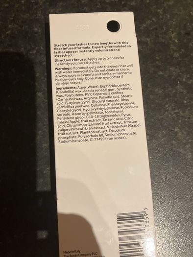 Lash extender fiber black no7
