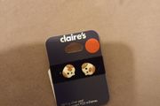 Sterling silver dog earrings