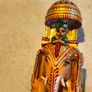 Hand-Painted Kadam Wood Elephant Figurine Indian Folk Art Decor Image 8