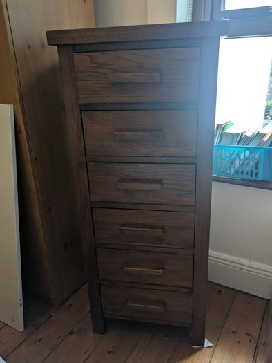 Tall boy 6 drawers