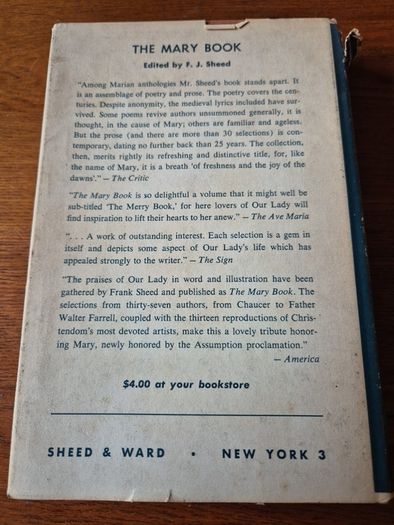Vintage Mother of The Redeemer. Lectures on Doctrine and Devotion. Kevin McNamara. Religious. 1960