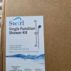 Swirl shower kit chrome