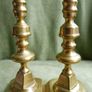 Antique Victorian Candlesticks, Two Vintage Brass Candlesticks , Table or Mantle Decor, Vintage Brass candlesticks Image 6