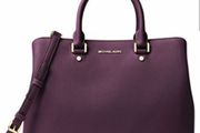 Michael Kors - Saffiano Leather Bag - Plum - BNWT RRP 395