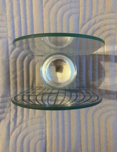 Beautiful Glass Bird Tealight holder - Christmas