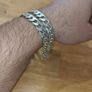 Solid 925 Sterling Silver Curb Chain Necklace Image 3