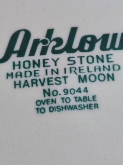 Vintage Hinging plates made in Arklow Ireland.