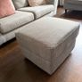 Grey footstool Image 3