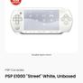 PSP E1000 white no box Image 4