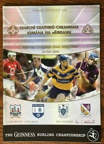 2005 Cork v Waterford & Clare v Wexford - GAA Senior Hurling Quarter Final Programme