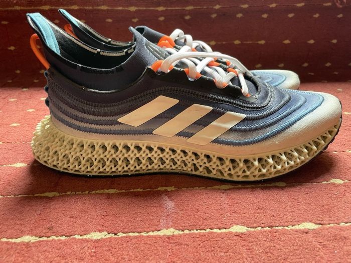 Parley X Adidas 4DFWD Shadow Navy White Unisex Sneakers Blue Cloud-White Impact-Orange size 10.5