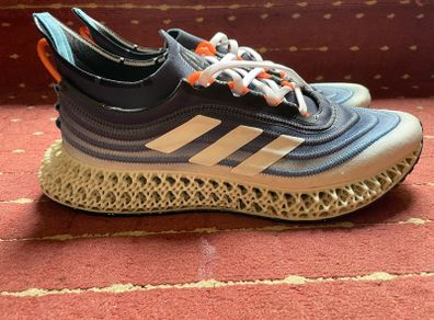 Parley X Adidas 4DFWD Shadow Navy White Unisex Sneakers Blue Cloud-White Impact-Orange size 10.5