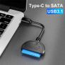 USB 3.1 (Type-C & Type-A) to SATA 3.0 (5Gbps) Converter Adapter Cable for 2.5" SATA HDD/SSD (Brand New/Warranty) Image 3