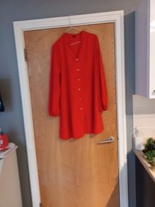 Shein Red & A Royal Blue Dress.  X 2.  Size .M-12.