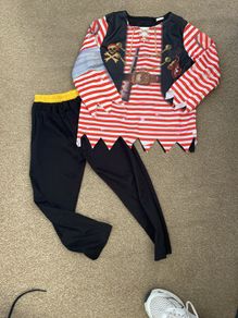 Pirate Costume Halloween Age 5-6yrs