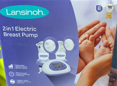 lansinoh 2 in 1 electric breast pump