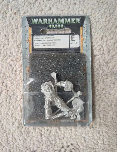 Vintage Space Marine Terminator Chaplain  2nd Edition sealed