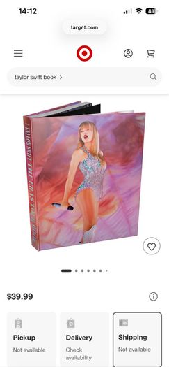 Taylor swift Eras Tour Offical Book