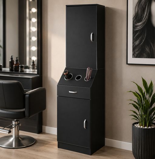 Salon Storage Cabinet Hair Stylist Station Set