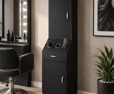 Salon Storage Cabinet Hair Stylist Station Set