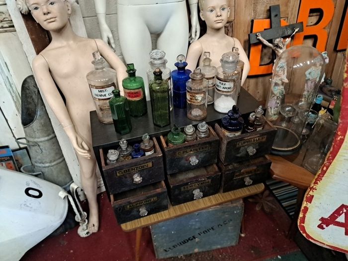 Vintage Apothecary Cabinet