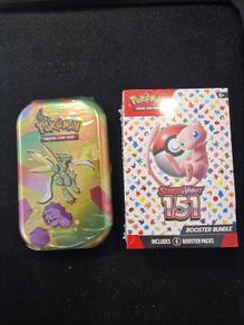 pokemon 151 booster bundle and mini tin