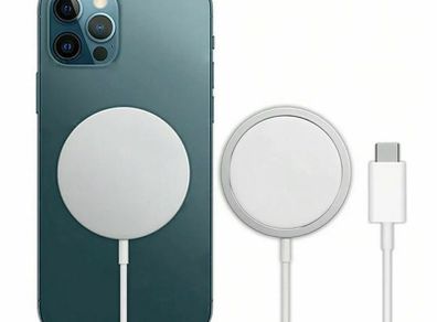 Charger Magnetic Cable for iPhone 13 12 Pro Max 12 Mini 15W Wireless