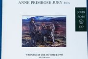 John Ross &amp; Co "The Entire Studio Works of  Anne Primrose Jury HRUA"  auction catalog with prices 25th October 1995